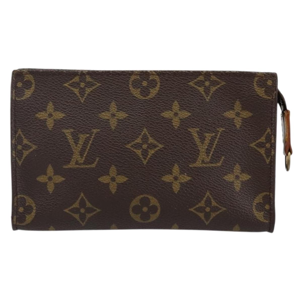 LOUIS VUITTON Monogram Bucket PM Accessory Pouch LV Auth 143482