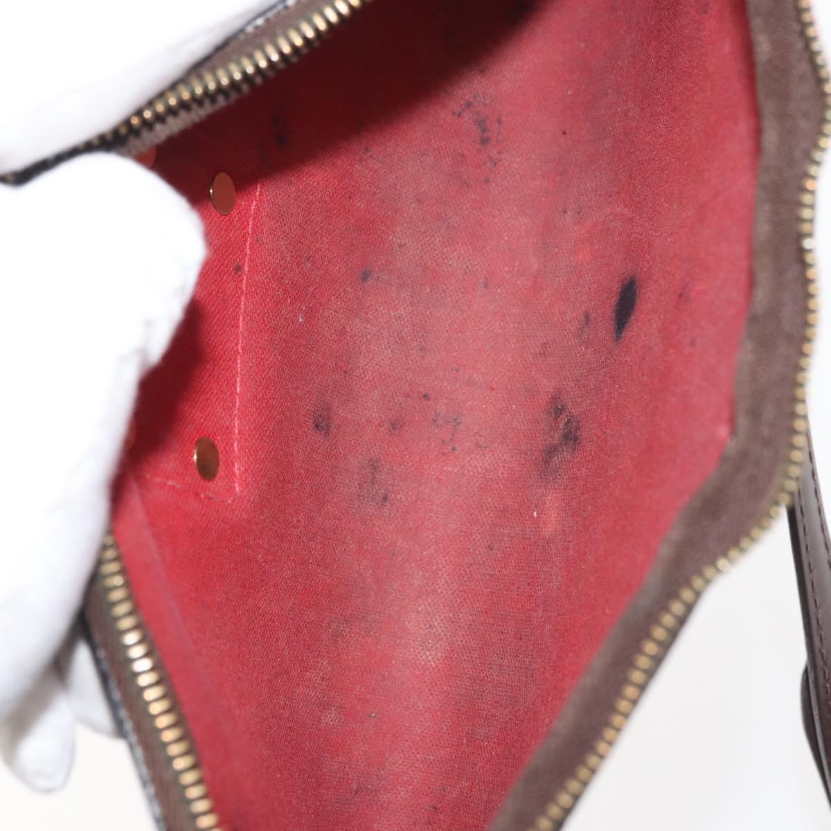 LOUIS VUITTON Damier Ebene Eva Shoulder Bag 2way N55213 LV Auth 143483