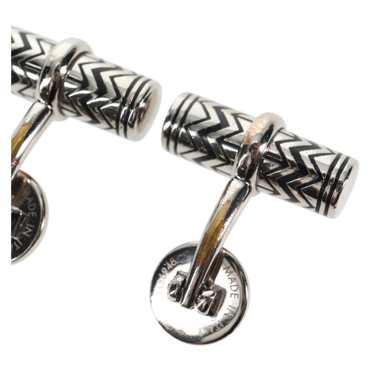 LOUIS VUITTON Damier Graphite Cuff Case Cufflinks M66948 LV Auth 143486V