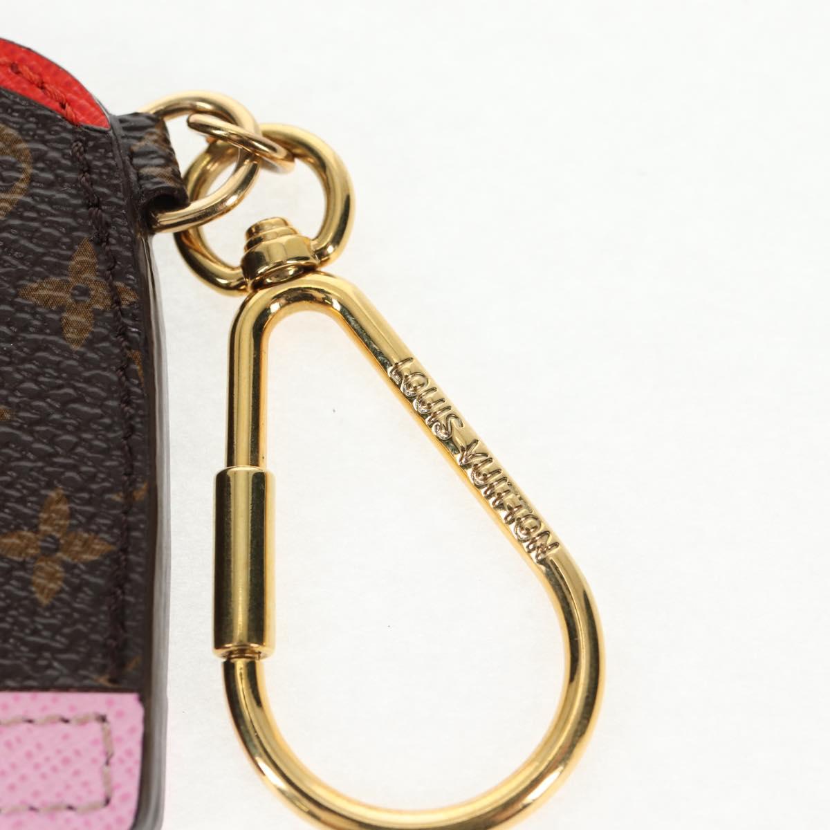 LOUIS VUITTON Monogram Pochette Cles BB Alma Key Ring M66181 LV Auth 143487V