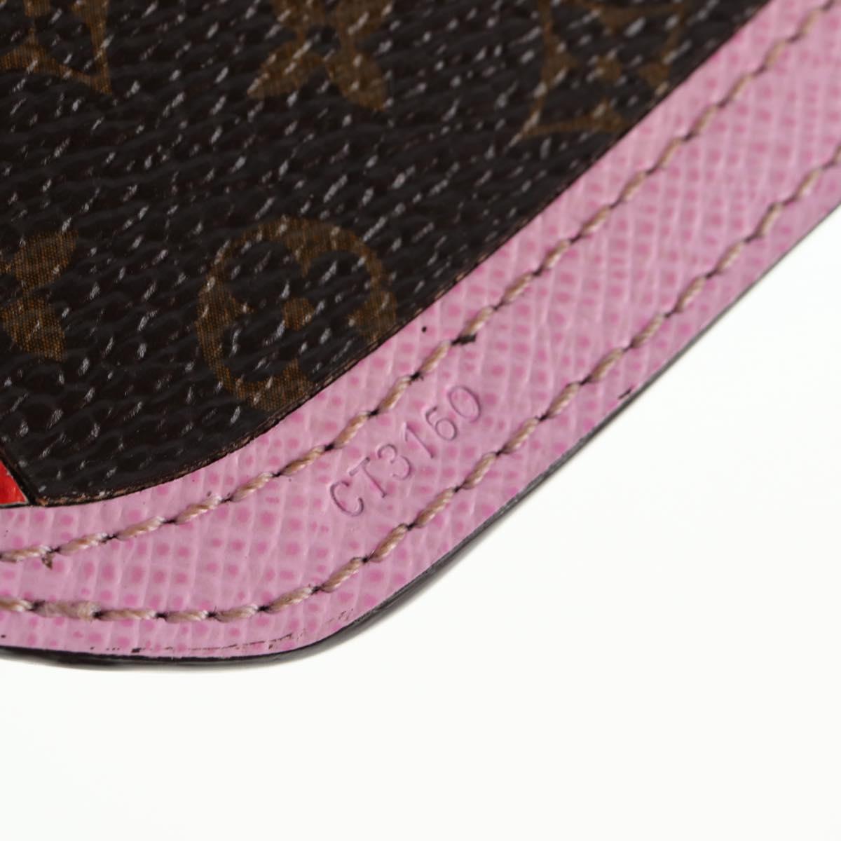 LOUIS VUITTON Monogram Pochette Cles BB Alma Key Ring M66181 LV Auth 143487V