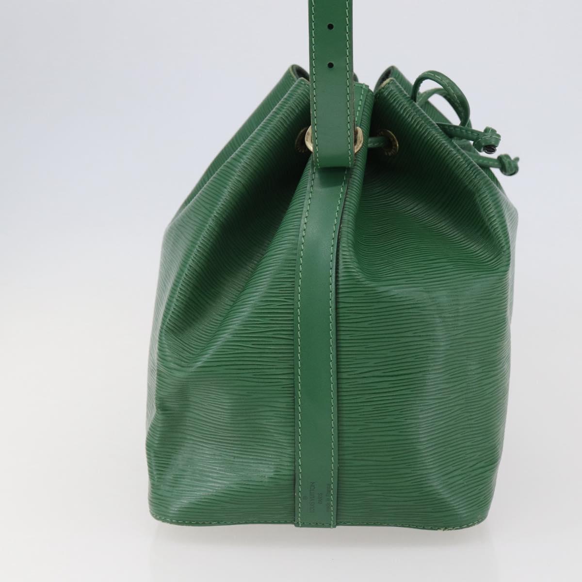LOUIS VUITTON Epi Petit Noe Shoulder Bag Green M44104 LV Auth 143488