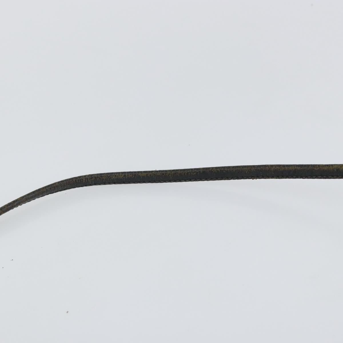 GUCCI GG Supreme Sherry Line Shoulder Bag PVC Navy Gold 89 02 047 Auth 143491