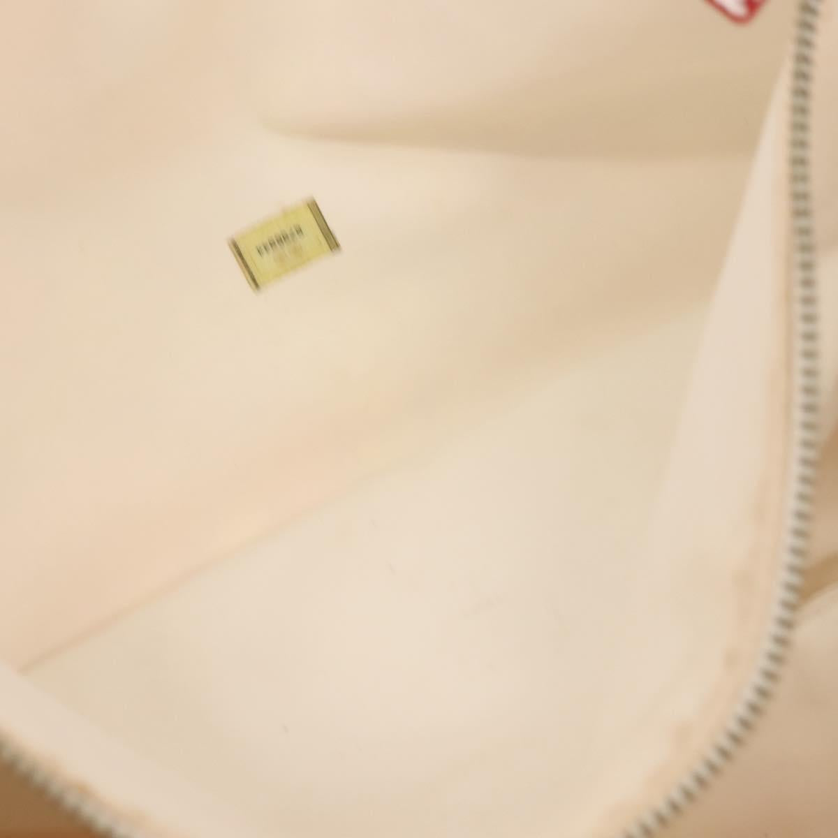 CHANEL High Summer Tote Bag Vinyl Red Silver CC Auth 143512