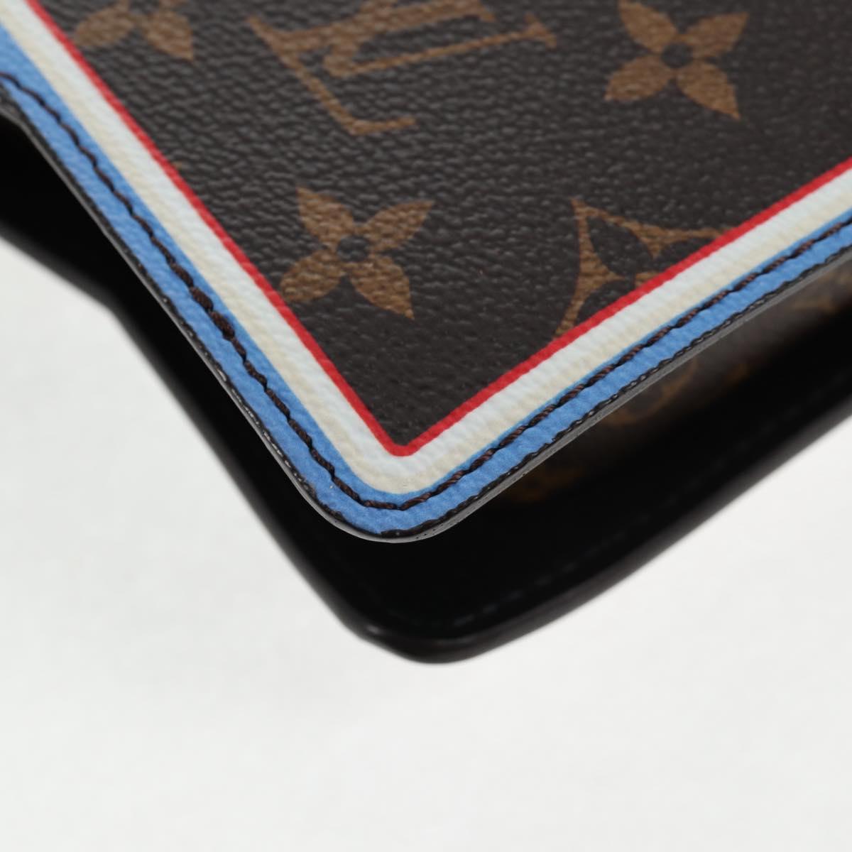 LOUIS VUITTON Monogram Game On Portefeuille Zoe Bag White M80226 LV Auth 143515M