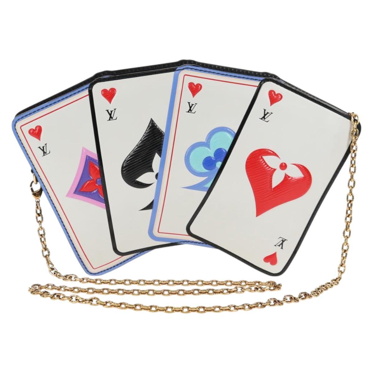 LOUIS VUITTON Monogram Game On Portefeuille Zoe Bag White M80226 LV Auth 143515SM