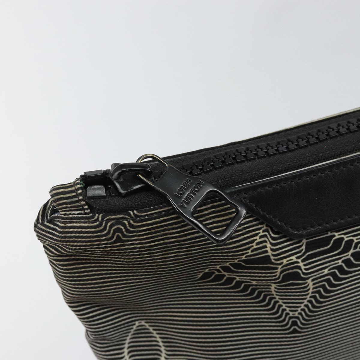 LOUIS VUITTON Monogram 2054 Reversible Pochette Bag Nylon M68777 LV Auth 143523