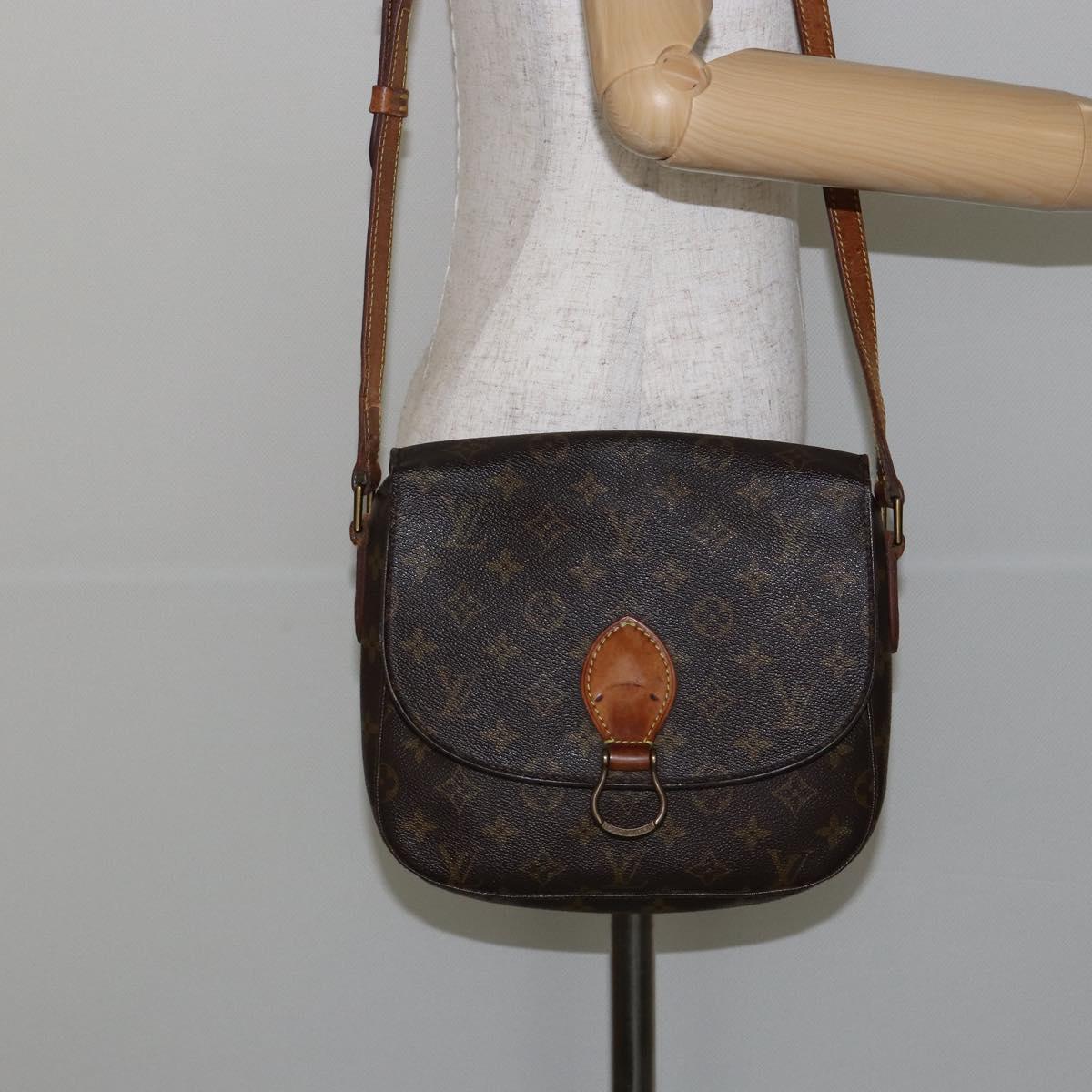 LOUIS VUITTON Monogram Saint Cloud GM Shoulder Bag M51242 LV Auth 143528