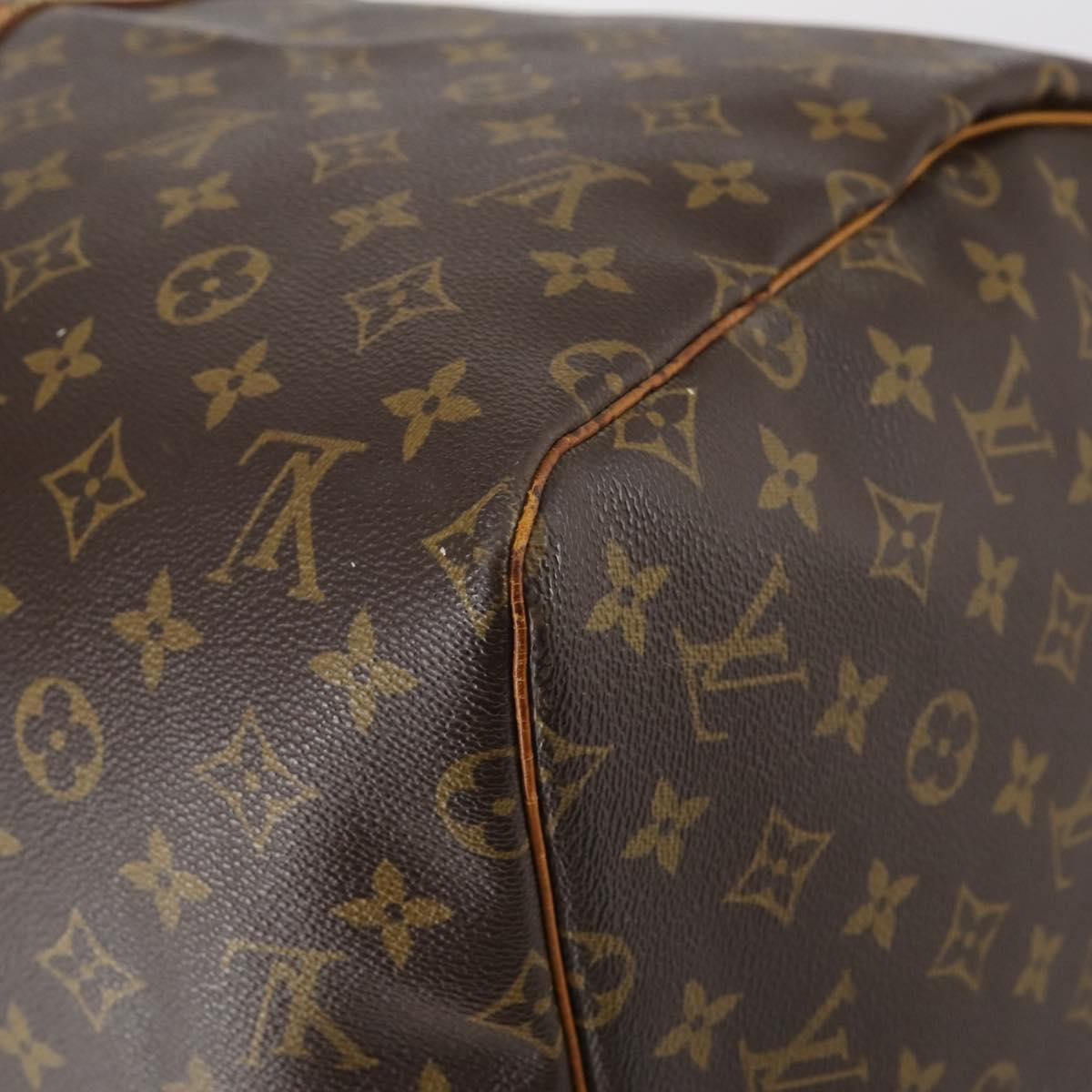 LOUIS VUITTON Monogram Keepall 55 Boston Bag M41424 LV Auth 143531