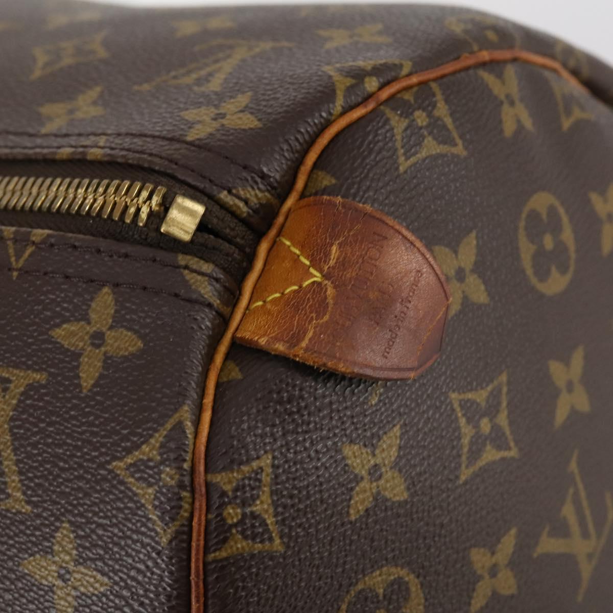 LOUIS VUITTON Monogram Keepall 55 Boston Bag M41424 LV Auth 143531