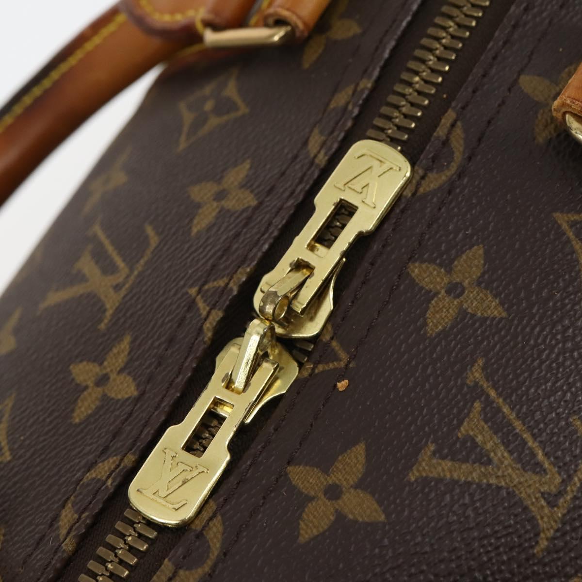LOUIS VUITTON Monogram Keepall 55 Boston Bag M41424 LV Auth 143531