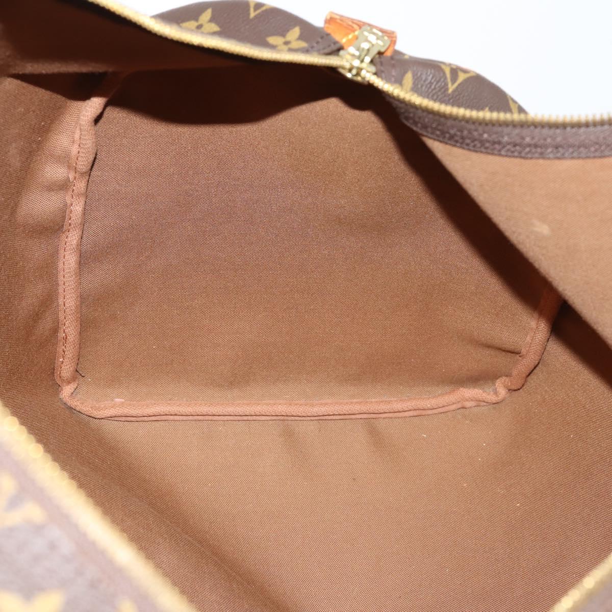 LOUIS VUITTON Monogram Keepall 55 Boston Bag M41424 LV Auth 143531