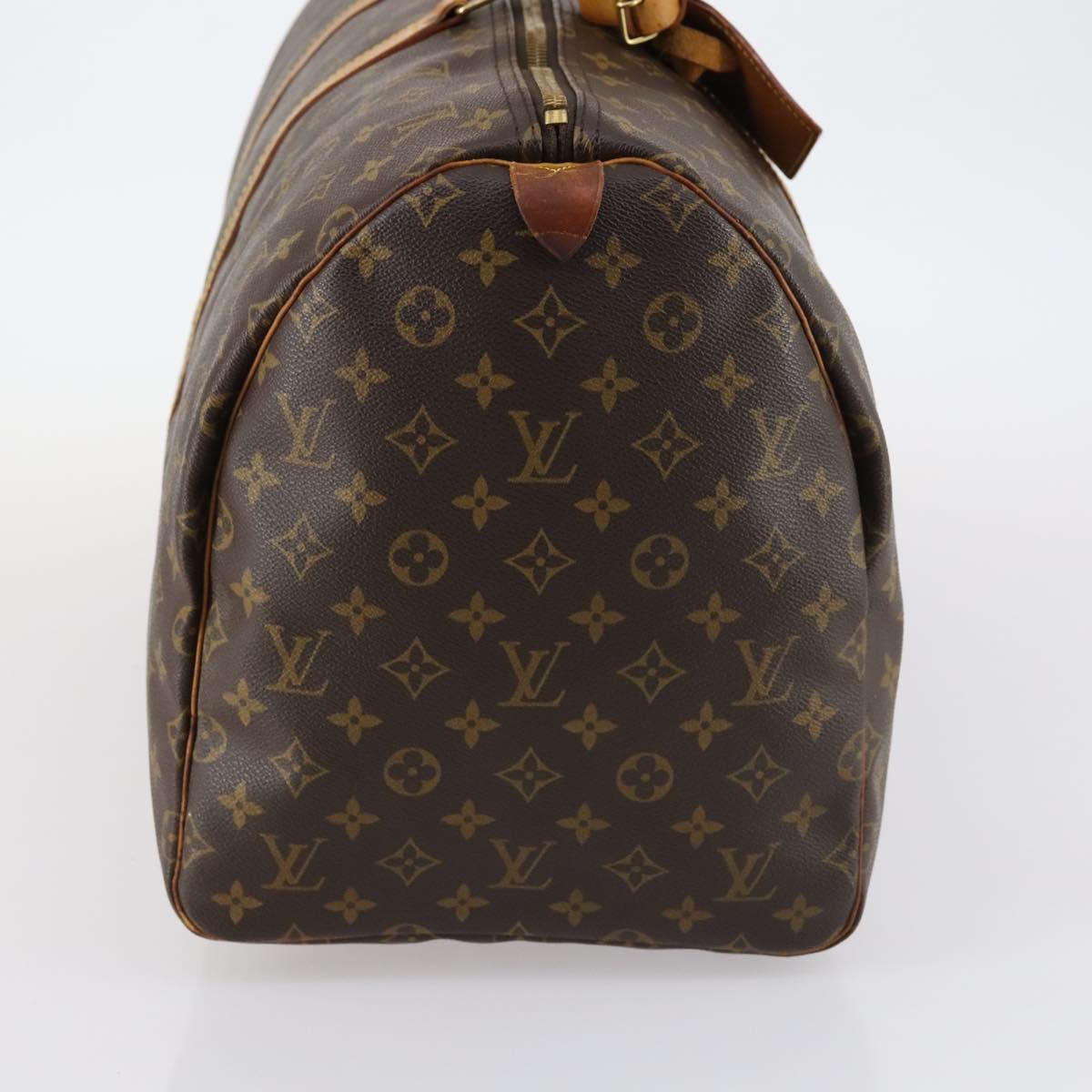 LOUIS VUITTON Monogram Keepall 55 Boston Bag M41424 LV Auth 143531