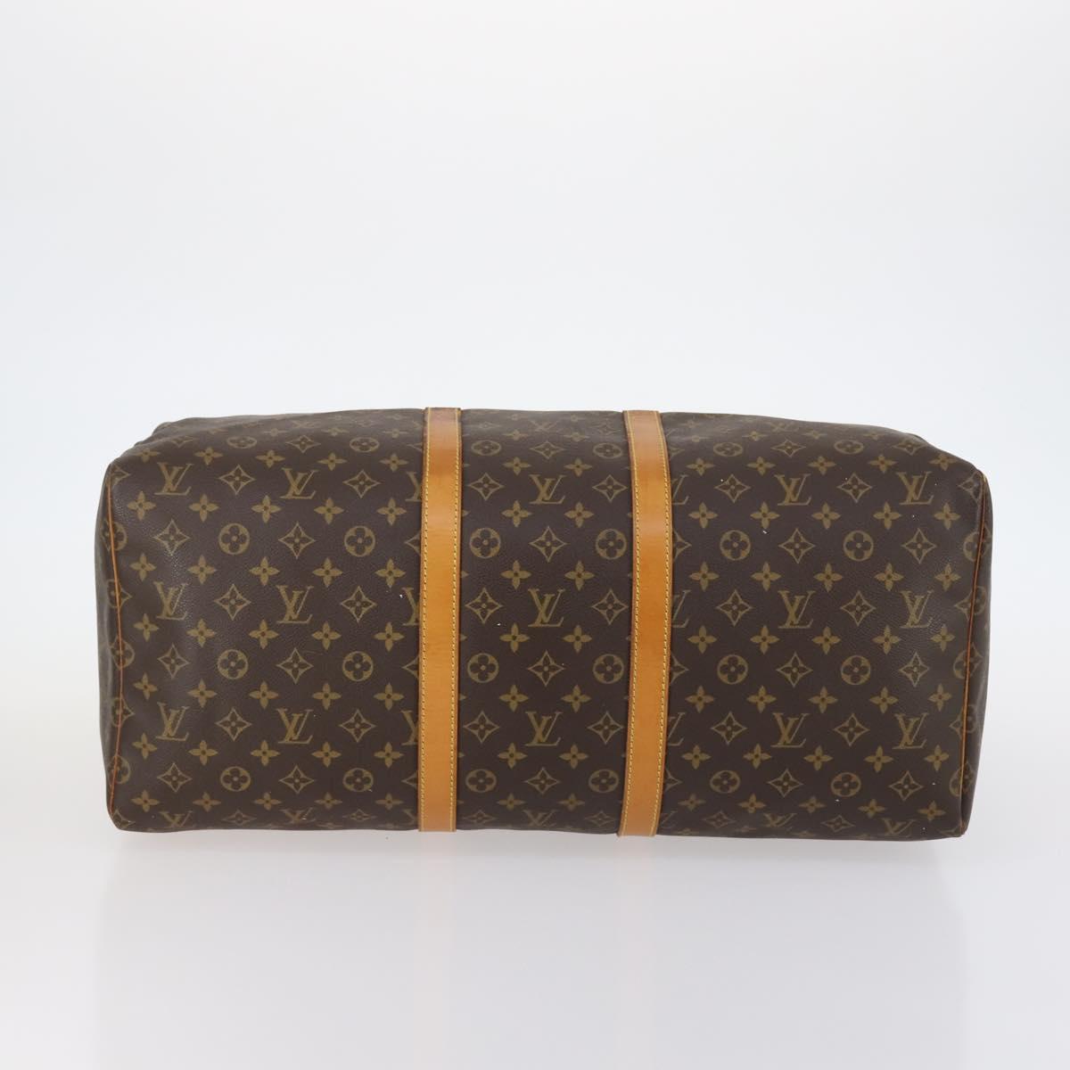 LOUIS VUITTON Monogram Keepall 55 Boston Bag M41424 LV Auth 143531