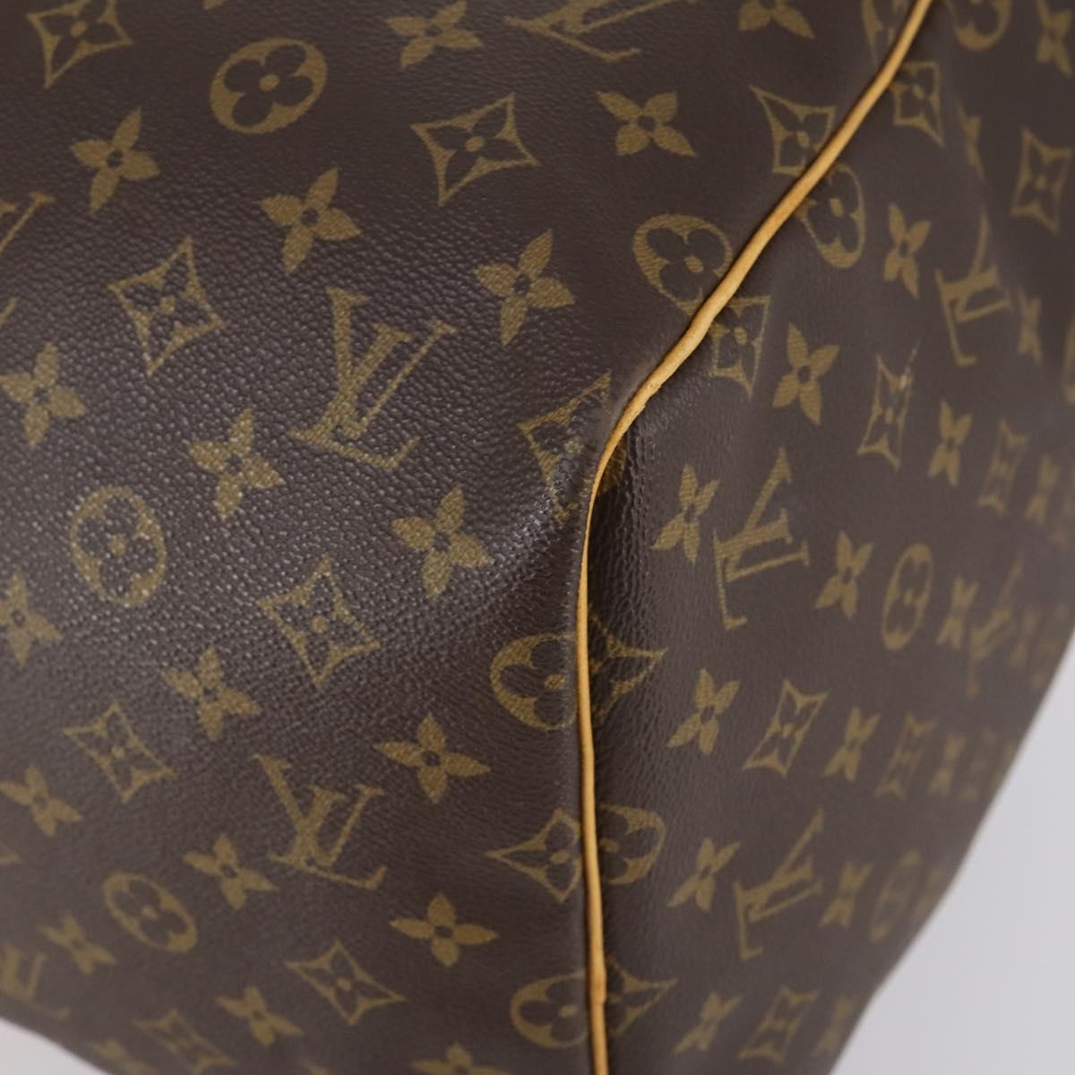 LOUIS VUITTON Monogram Keepall 55 Boston Bag M41424 LV Auth 143532V