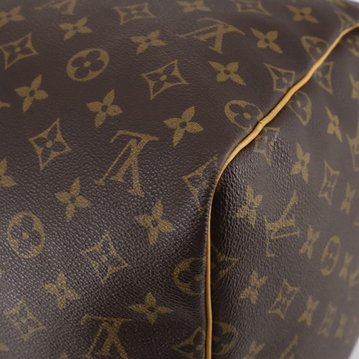 LOUIS VUITTON Monogram Keepall 55 Boston Bag M41424 LV Auth 143532V