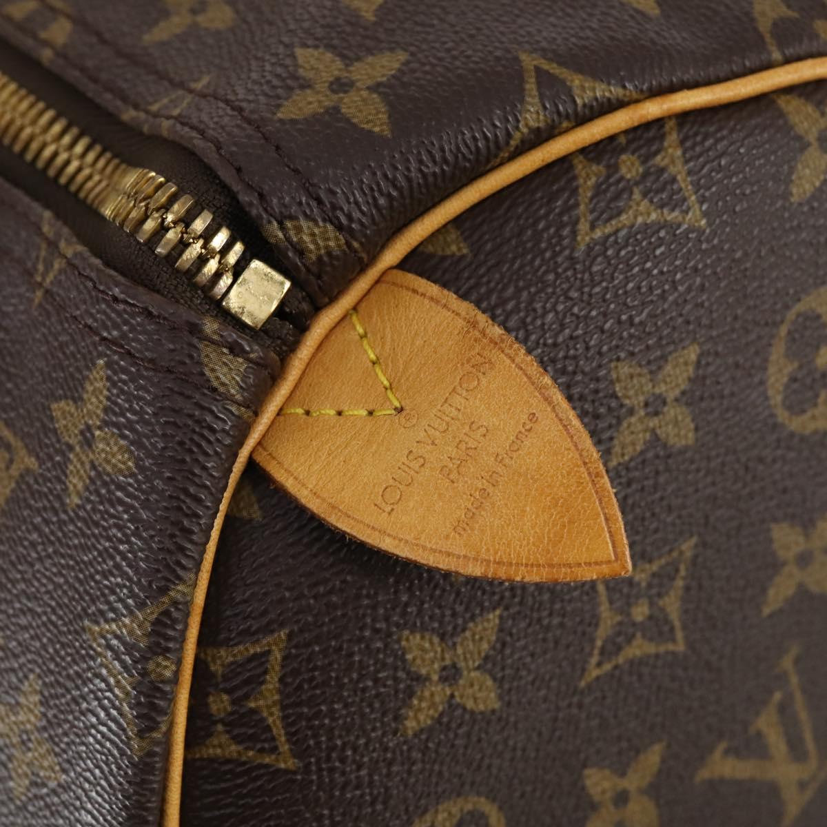 LOUIS VUITTON Monogram Keepall 55 Boston Bag M41424 LV Auth 143532V