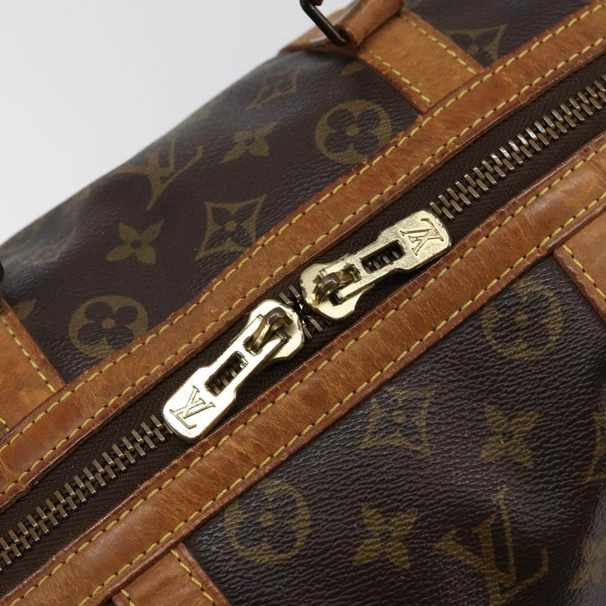 LOUIS VUITTON Monogram Sac Souple 35 Boston Bag M41626 LV Auth 143534