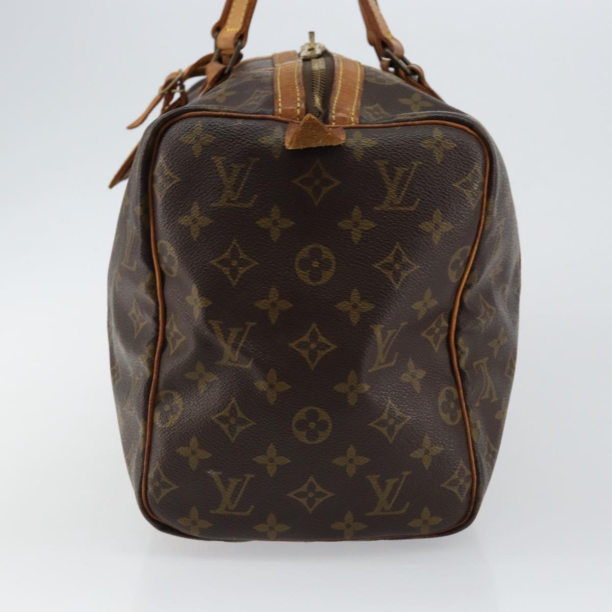 LOUIS VUITTON Monogram Sac Souple 35 Boston Bag M41626 LV Auth 143534