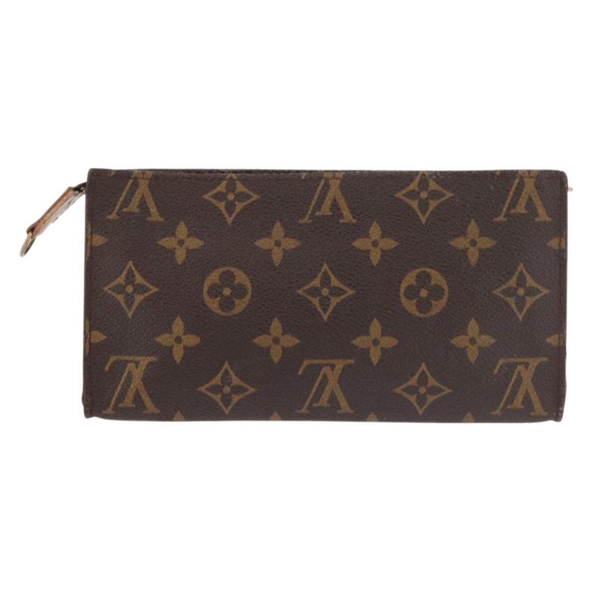 LOUIS VUITTON Monogram Bucket GM Accessory Pouch LV Auth 143538