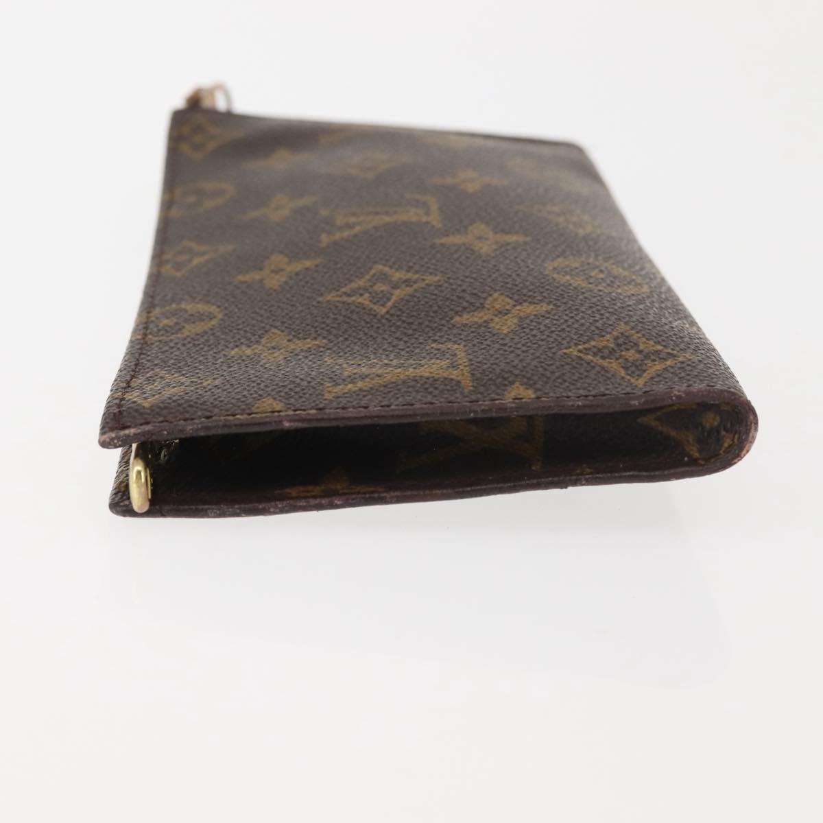 LOUIS VUITTON Monogram Bucket GM Accessory Pouch LV Auth 143538