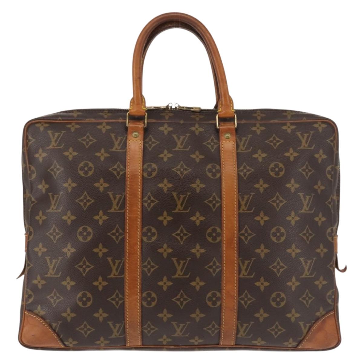 LOUIS VUITTON Monogram Porte Documents Voyage Business Bag M52005 LV Auth 143539
