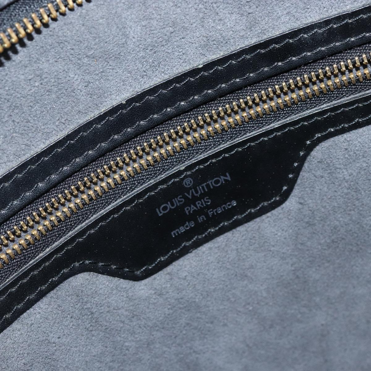 LOUIS VUITTON Epi Saint Jacques Shopping Bag Black M52262 LV Auth 143543