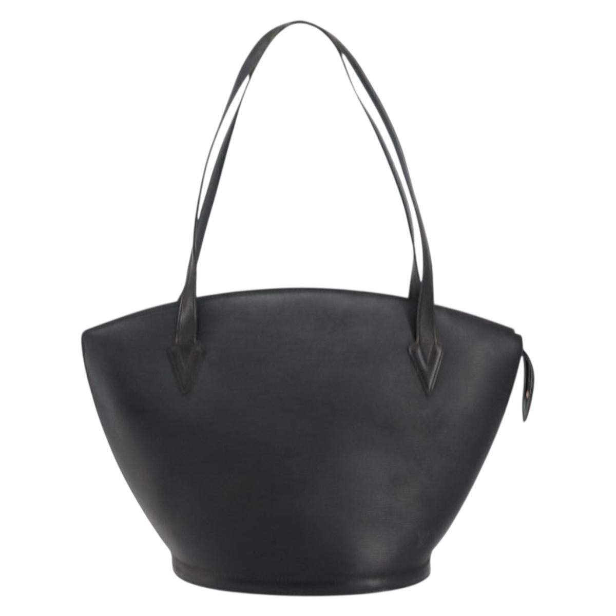 LOUIS VUITTON Epi Saint Jacques Shopping Bag Black M52262 LV Auth 143543