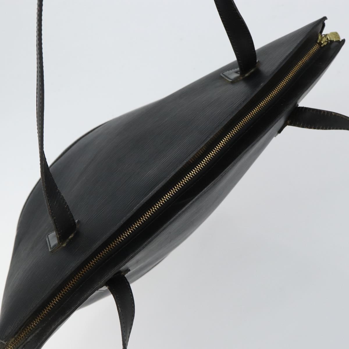 LOUIS VUITTON Epi Saint Jacques Shopping Bag Black M52262 LV Auth 143543