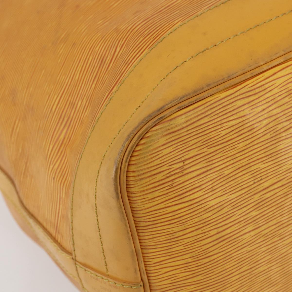 LOUIS VUITTON Epi Noe Shoulder Bag Tassili Yellow M44009 LV Auth 143545