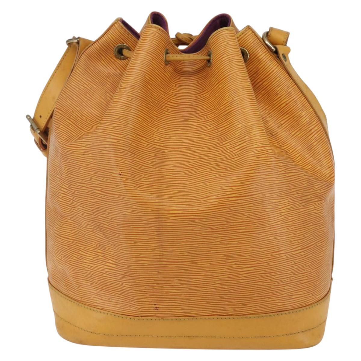 LOUIS VUITTON Epi Noe Shoulder Bag Tassili Yellow M44009 LV Auth 143545