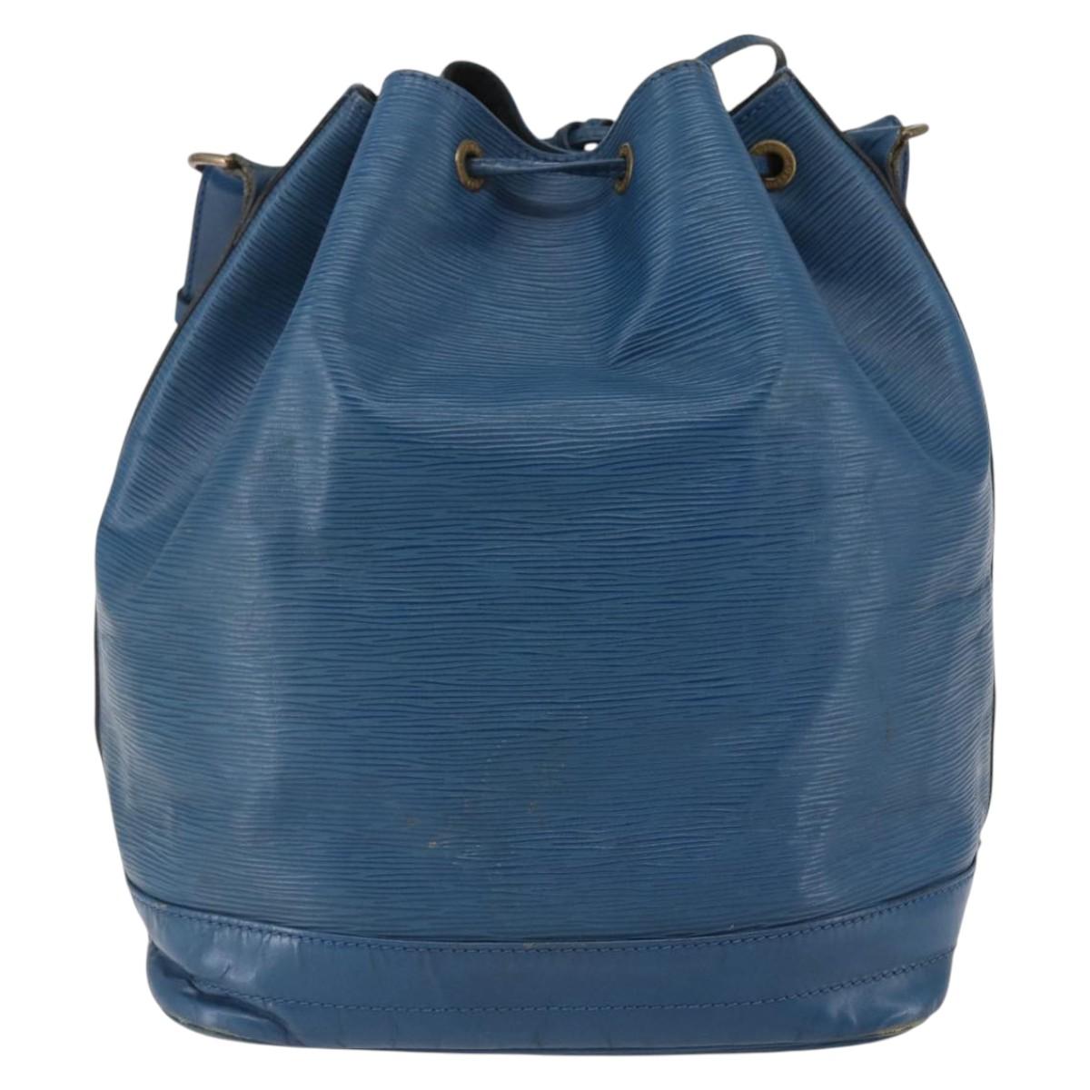 LOUIS VUITTON Epi Noe Shoulder Bag Toledo Blue M44005 LV Auth 143546