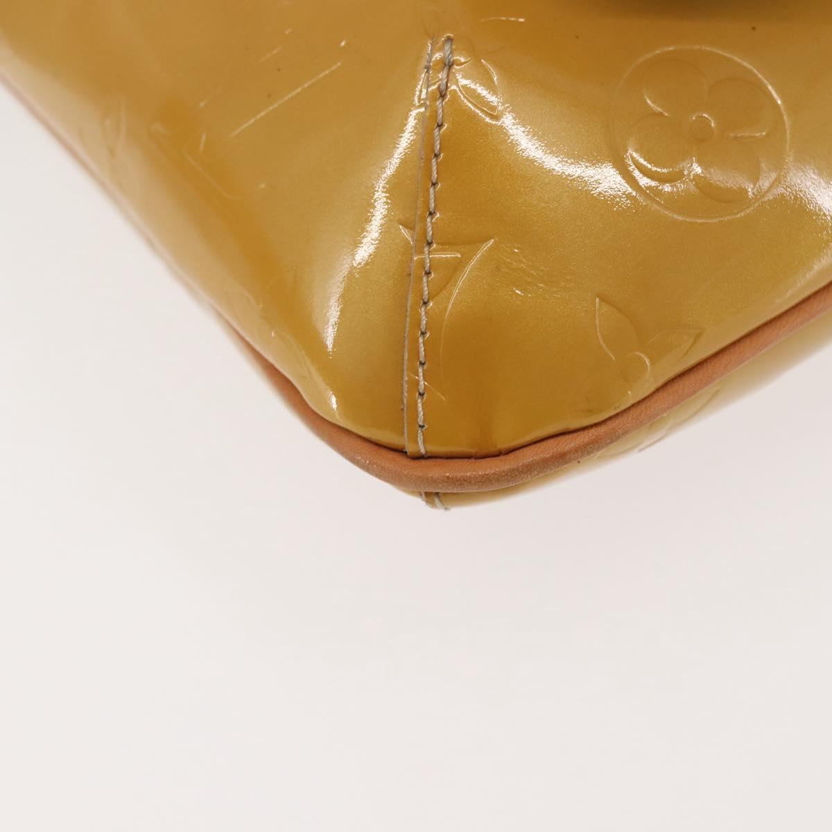 LOUIS VUITTON Monogram Vernis Thompson Street Bag Beige M91301 LV Auth 143548