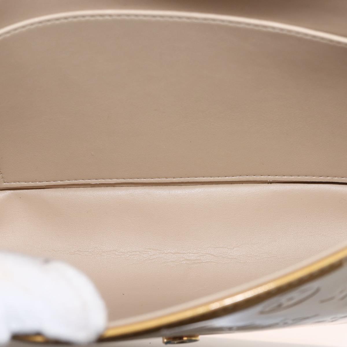 LOUIS VUITTON Monogram Vernis Thompson Street Bag Beige M91301 LV Auth 143548