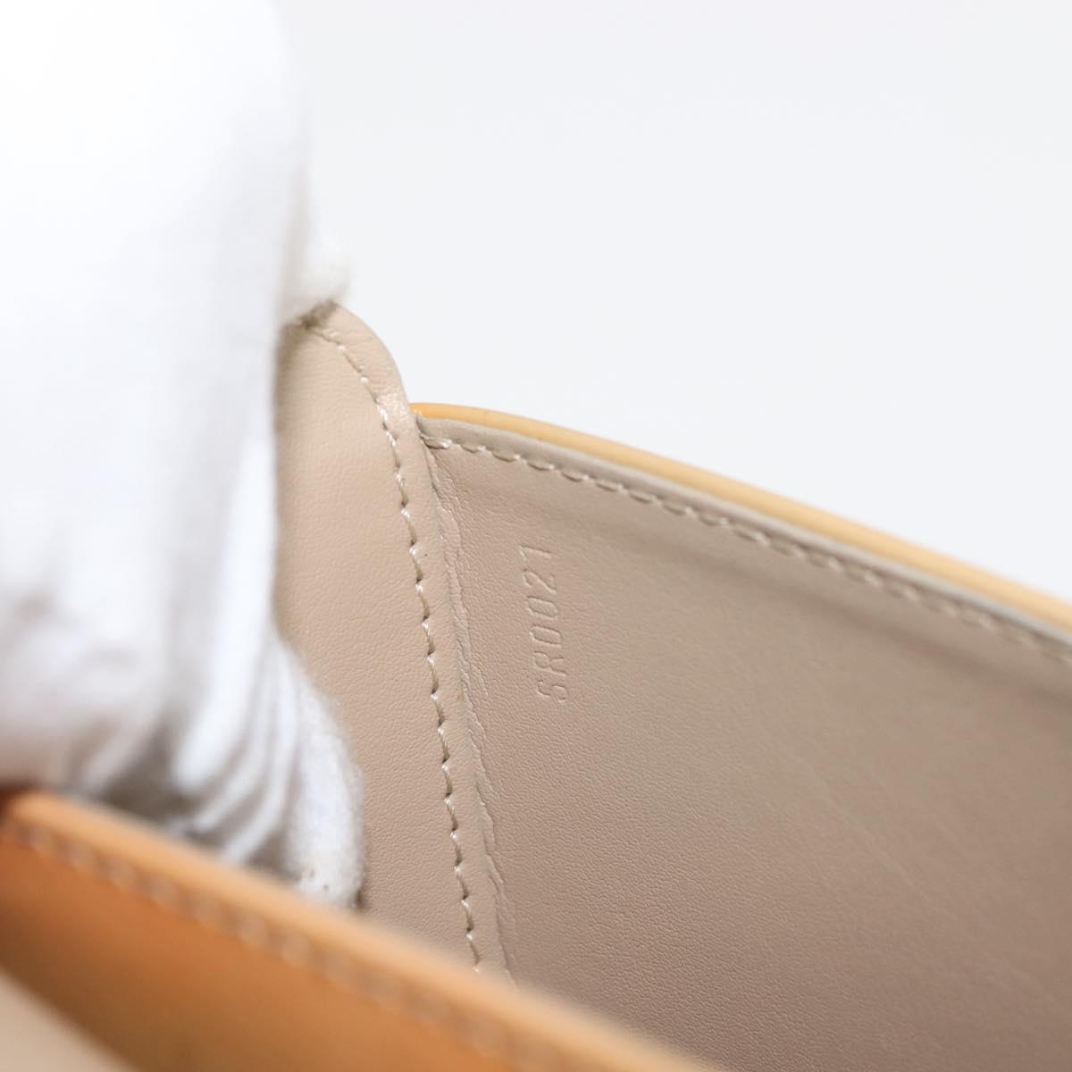 LOUIS VUITTON Monogram Vernis Christie GM Shoulder Bag Beige M91147 Auth 143549