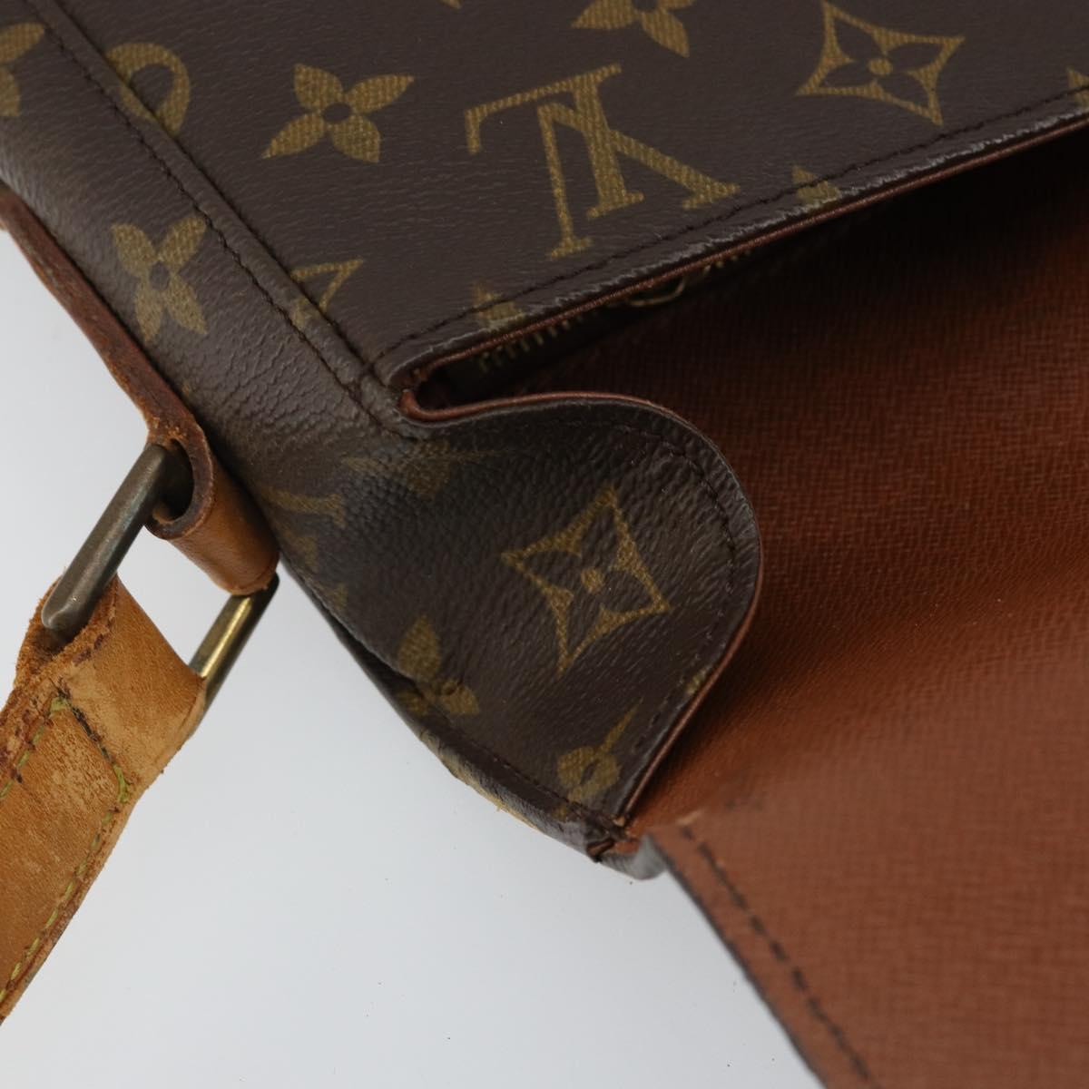 LOUIS VUITTON Monogram Saint Cloud GM Shoulder Bag M51242 LV Auth 143553