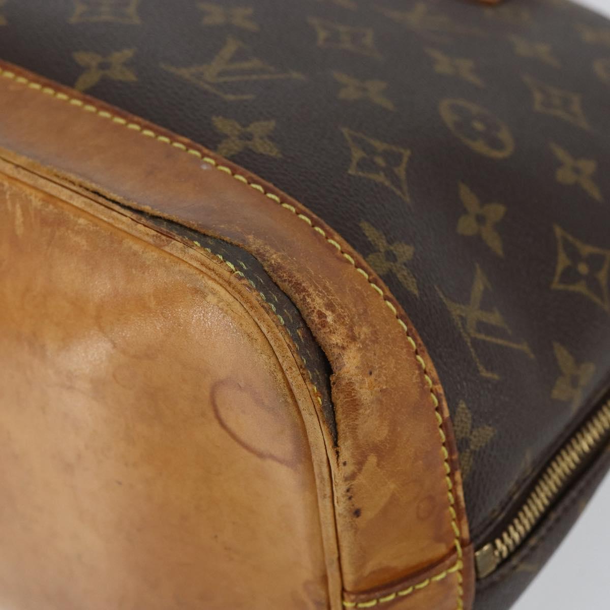 LOUIS VUITTON Monogram Alma Hand Bag M51130 LV Auth 143554