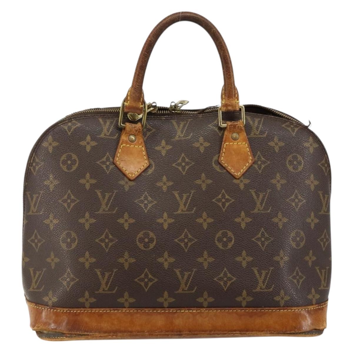LOUIS VUITTON Monogram Alma Hand Bag M51130 LV Auth 143554