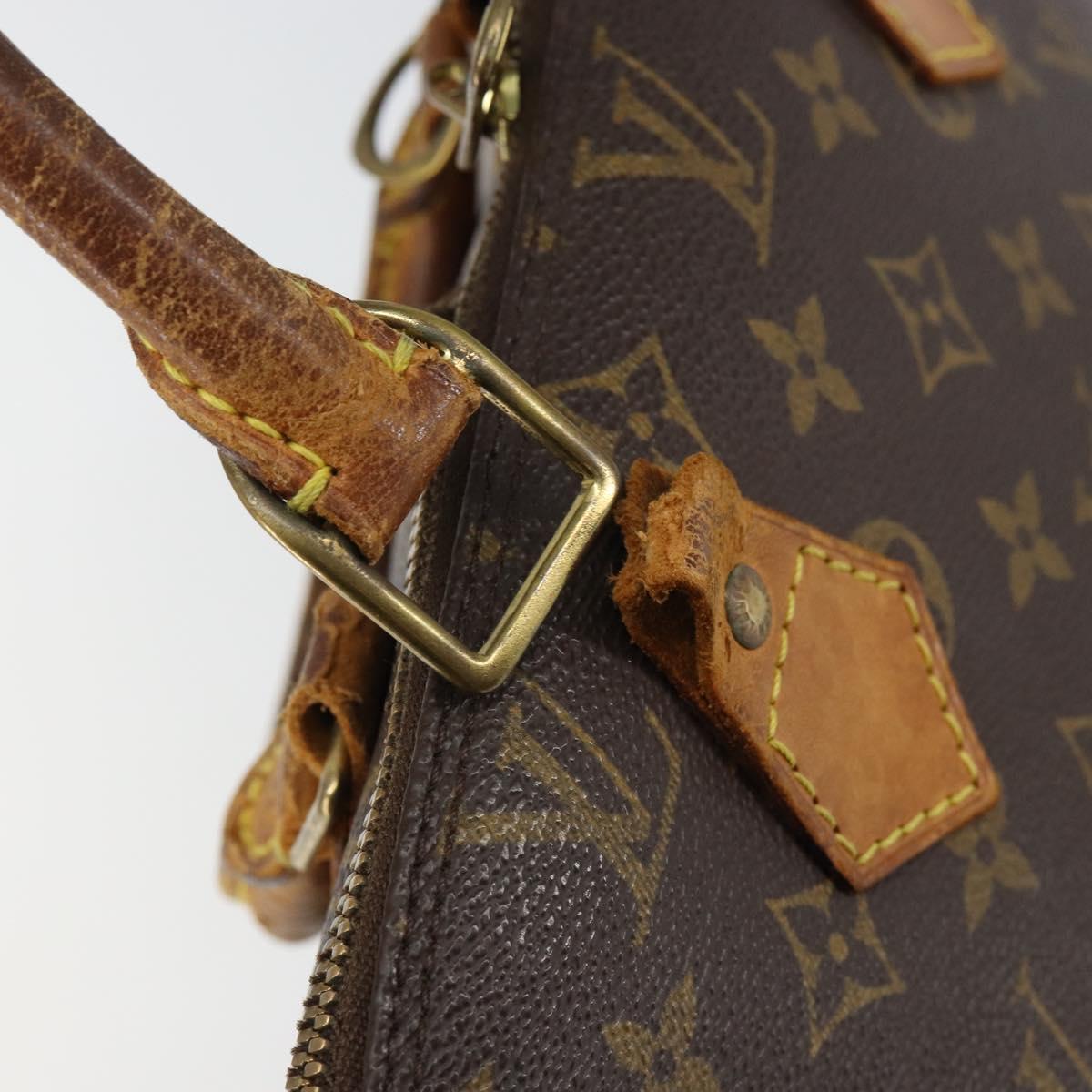 LOUIS VUITTON Monogram Alma Hand Bag M51130 LV Auth 143554