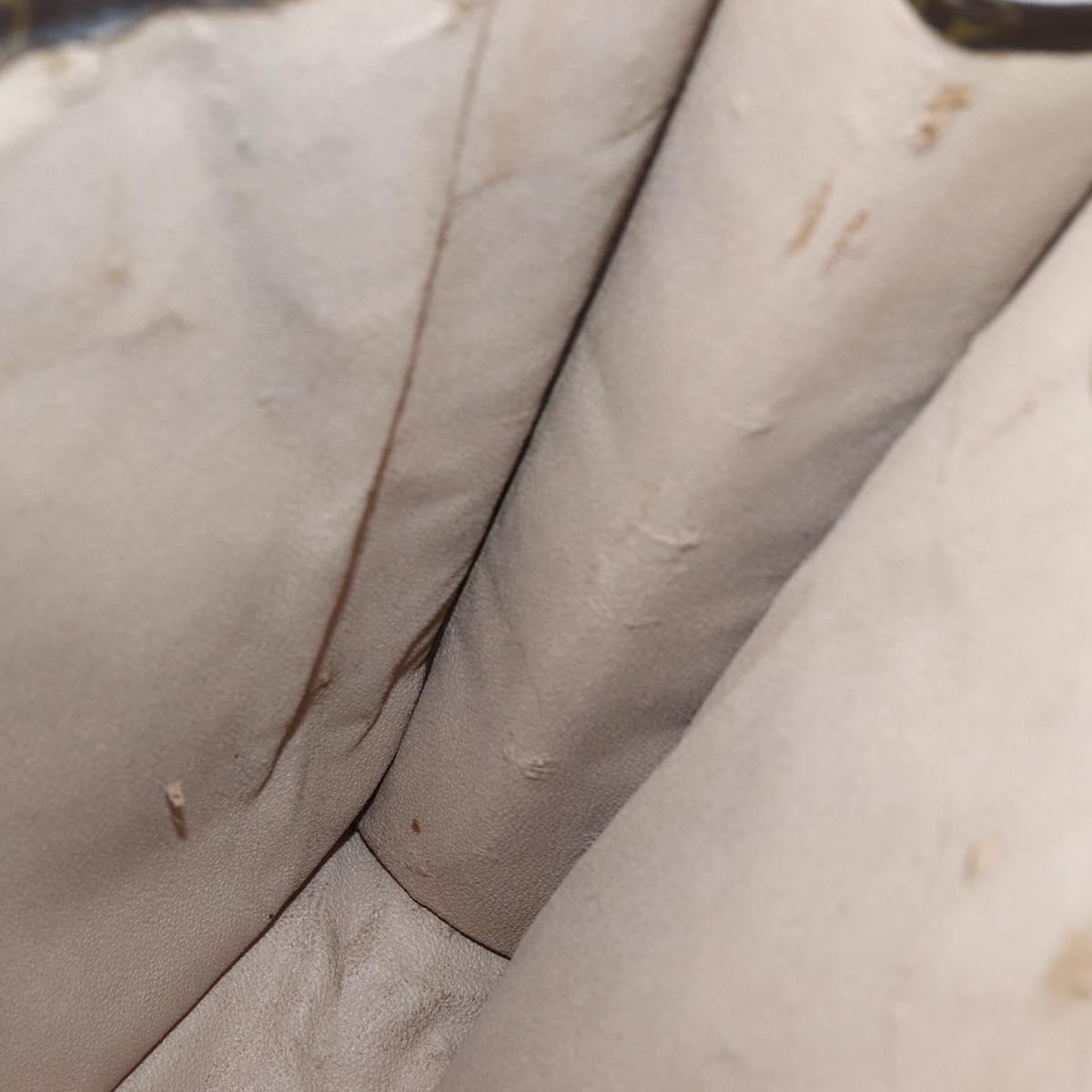 LOUIS VUITTON Monogram Sac Plat Hand Bag M51140 LV Auth 143558