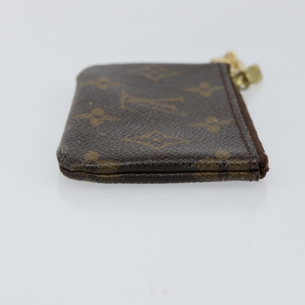 LOUIS VUITTON Monogram Pochette Cles Coin Purse M60033 LV Auth 143562