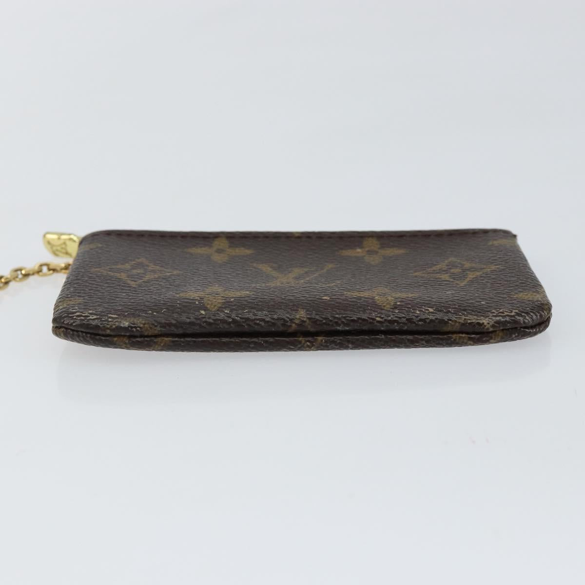 LOUIS VUITTON Monogram Pochette Cles Coin Purse M60033 LV Auth 143562
