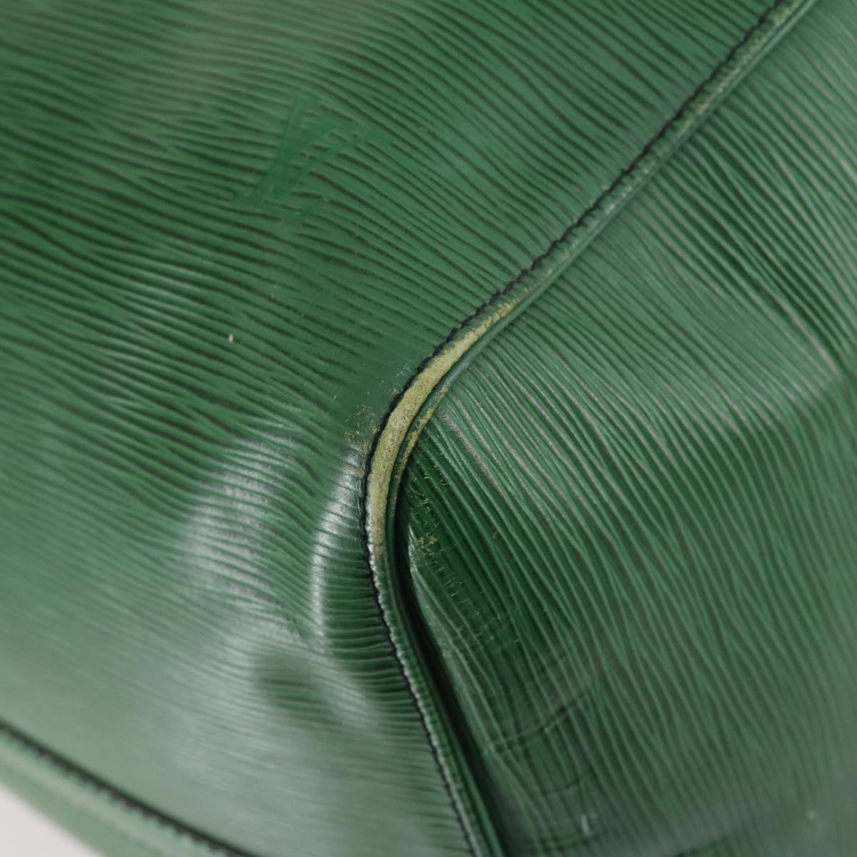 LOUIS VUITTON Epi Keepall 55 Boston Bag Green M42954 LV Auth 143563