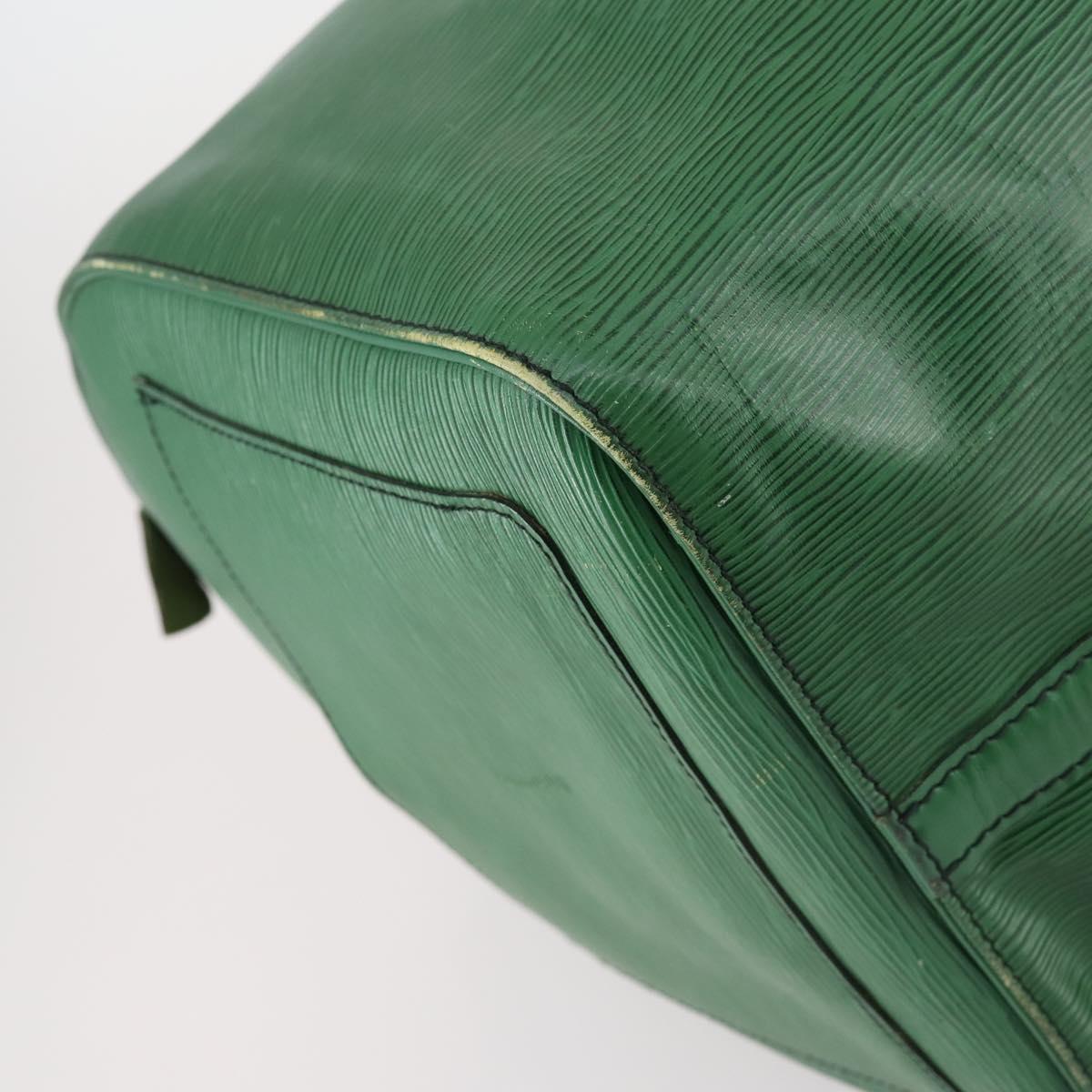 LOUIS VUITTON Epi Keepall 55 Boston Bag Green M42954 LV Auth 143563