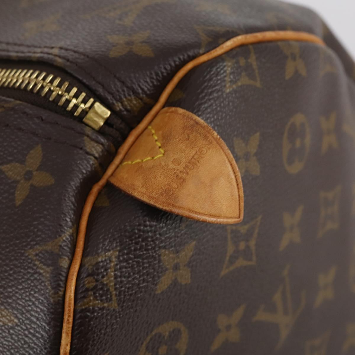 LOUIS VUITTON Monogram Keepall 55 Boston Bag M41424 LV Auth 143564