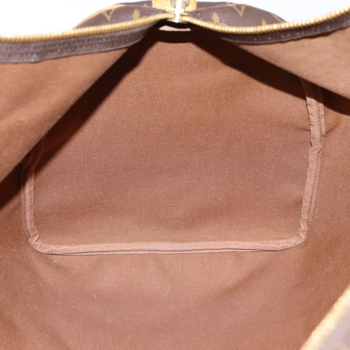 LOUIS VUITTON Monogram Keepall 55 Boston Bag M41424 LV Auth 143564