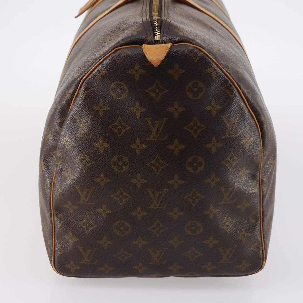 LOUIS VUITTON Monogram Keepall 55 Boston Bag M41424 LV Auth 143564