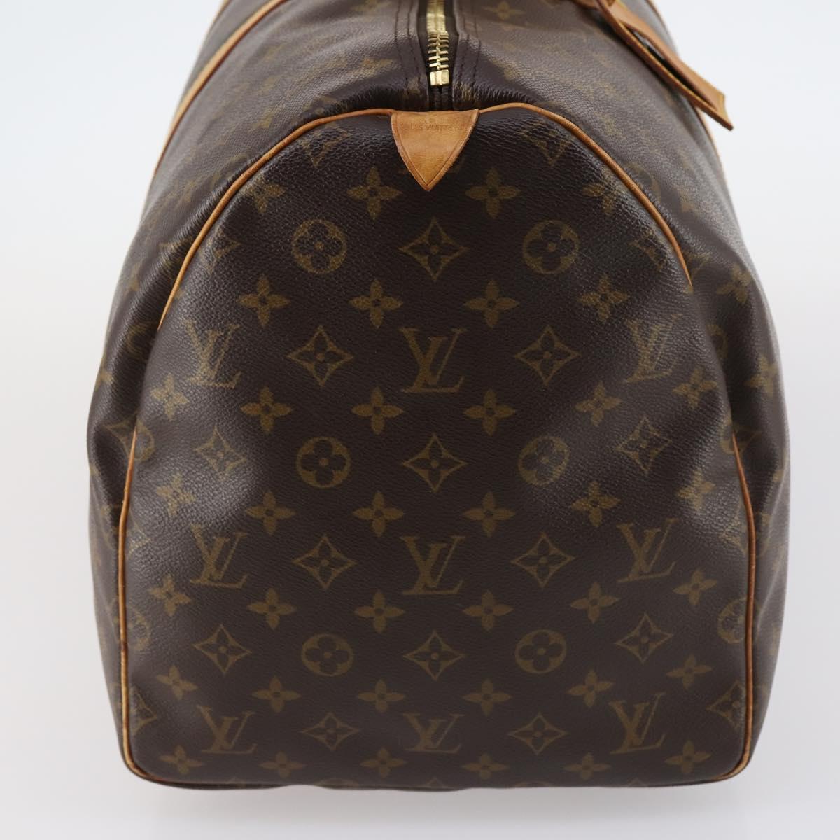 LOUIS VUITTON Monogram Keepall 55 Boston Bag M41424 LV Auth 143564