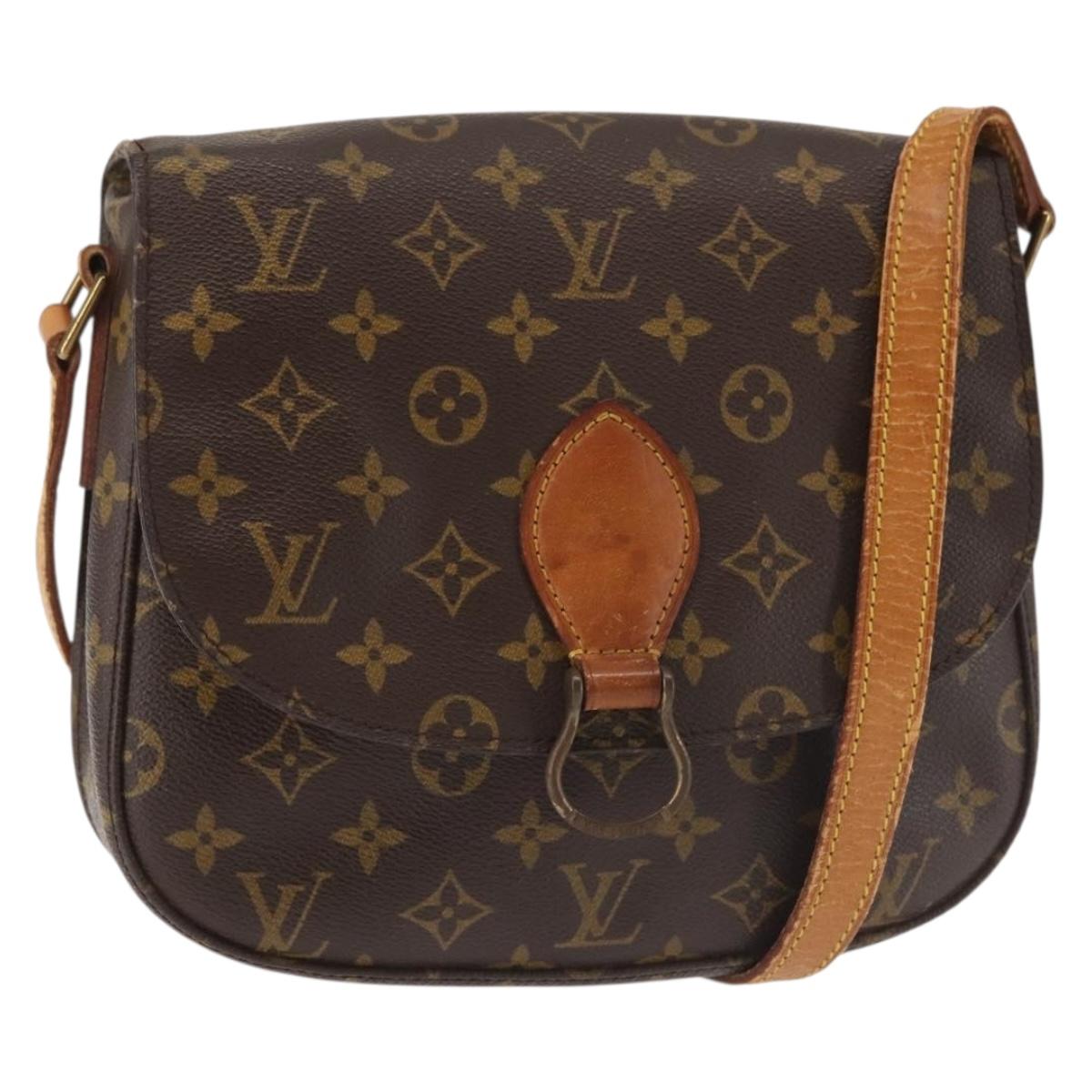LOUIS VUITTON Monogram Saint Cloud GM Shoulder Bag M51242 LV Auth 143566