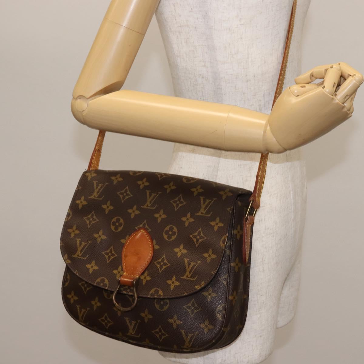 LOUIS VUITTON Monogram Saint Cloud GM Shoulder Bag M51242 LV Auth 143566